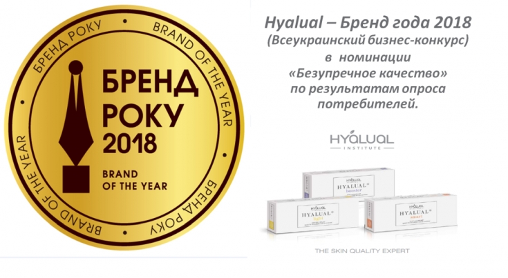«Бренд года» Hyalual благодарен потребителям за их выбор