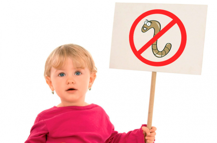 Глисты у ребенка: признаки и лечение заражения