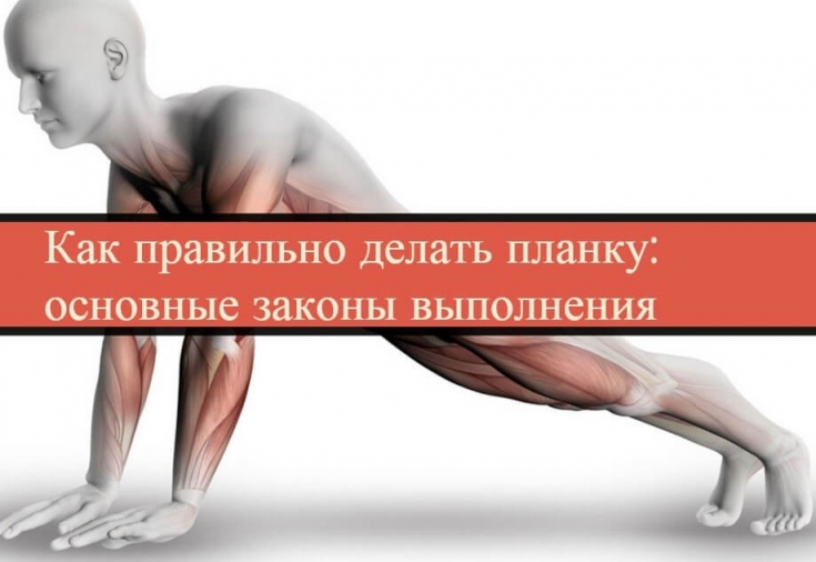 Как правильно делать планку: основные законы выполнения
